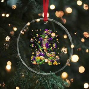 Funny Mardigator Alligator Six Seven Meme Crystal Glass Ornament Mardi Gras Gifts TS12 Print Your Wear