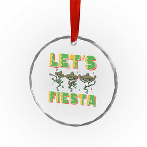 Funny Mariachi Frog Guitar Fiesta Crystal Glass Ornament Cinco De Mayo Gift TS12 Print Your Wear