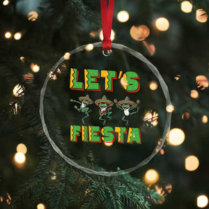 Funny Mariachi Frog Guitar Fiesta Crystal Glass Ornament Cinco De Mayo Gift TS12 Print Your Wear