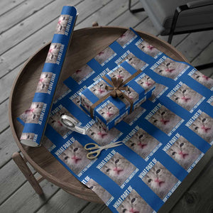 Funny Math Cat Lover Wrapping Paper Roll What Part Of Do Not You Understand TS14 Blue Print Your Wear