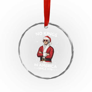 Funny Merry No Kings Since 1776 George Washington Crystal Glass Ornament Christmas Gift TS12 Print Your Wear