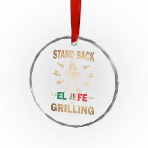 Funny Mexican Dad Crystal Glass Ornament El Jefe Grilling Stand Back Fathers Day TS10 Print Your Wear