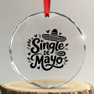 Funny Mexican Party Gift Crystal Glass Ornament Single De Mayo Squad TS12 Transparent Glass 3'' Circle Print Your Wear