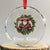 Funny Mexican Santa Crystal Glass Ornament Cholo Claus Christmas in Mexico - Print Your Wear