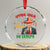 Funny Mexico Xmas Trump Crystal Glass Ornament Arriba Abajo Al Centro Pa Dentro Trump Drinking Tequila TS09 Transparent Glass 3'' Circle Print Your Wear