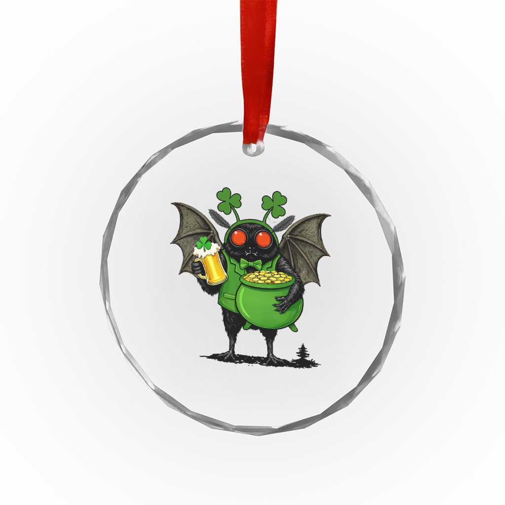 Funny Mothman Crystal Glass Ornament St Patricks Day Cryptid Gift TS12 Print Your Wear