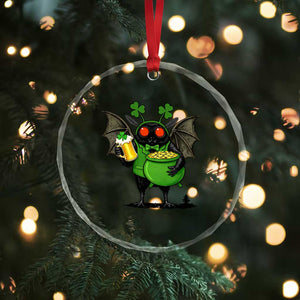 Funny Mothman Crystal Glass Ornament St Patricks Day Cryptid Gift TS12 Print Your Wear