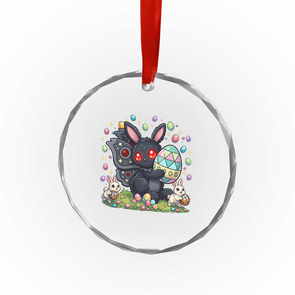 Funny Mothman Easter Bunny Ears Crystal Glass Ornament Cryptid Lover Gift TS12 Print Your Wear