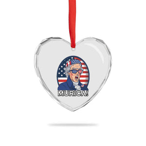 Funny Murica Thomas Jefferson Heart Crystal Glass Ornament Founding Father Gift TS12 Print Your Wear