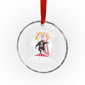 Funny Nakatomi Plaza Crystal Glass Ornament It's Not Xmas Until Hans Gruber Falls From Nakatomi Plaza Explode TS11 Print Your Wear