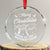 Funny Nakatomi Plaza Crystal Glass Ornament Merry Xmas And Yippee Ki Yay Snowflake Gun TS11 Transparent Glass 3'' Circle Print Your Wear