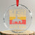 Funny Native American Crystal Glass Ornament Never Underestimate An Old Man Native American - Print Your Wear