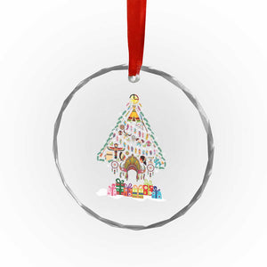 Funny Native American Xmas Tree Medicine Wheel Crystal Glass Ornament TS11 Print Your Wear