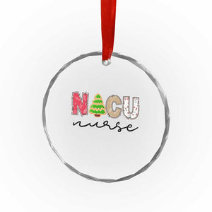 Funny NICU Labor Delivery Nurse Xmas Xmas Tree Crystal Glass Ornament TS11 Print Your Wear