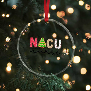 Funny NICU Labor Delivery Nurse Xmas Xmas Tree Crystal Glass Ornament TS11 Print Your Wear