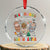 Funny NICU Nurse Xmas Crystal Glass Ornament Professional Baby Wrapper TS11 Transparent Glass 3'' Circle Print Your Wear