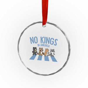 Funny No Kings Cute Forest Animals Crystal Glass Ornament Gift For Animal Lovers TS12 Print Your Wear