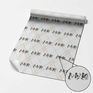 Funny No Kings MN Rebel Loon Wrapping Paper Roll Minnesota State Pride TS12 Christmas Plaid Print Your Wear