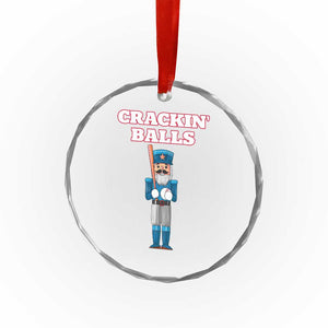 Funny Nutcracker Baseball Crystal Glass Ornament Crackin' Balls Baseball Players TS11 Print Your Wear
