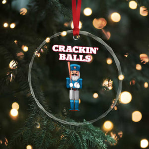 Funny Nutcracker Baseball Crystal Glass Ornament Crackin' Balls Baseball Players TS11 Print Your Wear