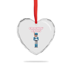 Funny Nutcracker Baseball Heart Crystal Glass Ornament Crackin' Balls Baseball Players TS11 Print Your Wear