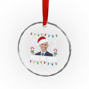 Funny Obama Ugly Xmas Crystal Glass Ornament Funny Santa Xmas Light TS10 Print Your Wear