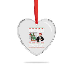 Funny Office Christmas Heart Crystal Glass Ornament Party Well Happy Birthday Jesus TV Show Ugly Xmas TS10 Print Your Wear