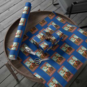 Funny Oktoberfest Wrapping Paper Roll German Octoberfest Matching Drinking Beer Pun Up Girl TS10 Blue Print Your Wear