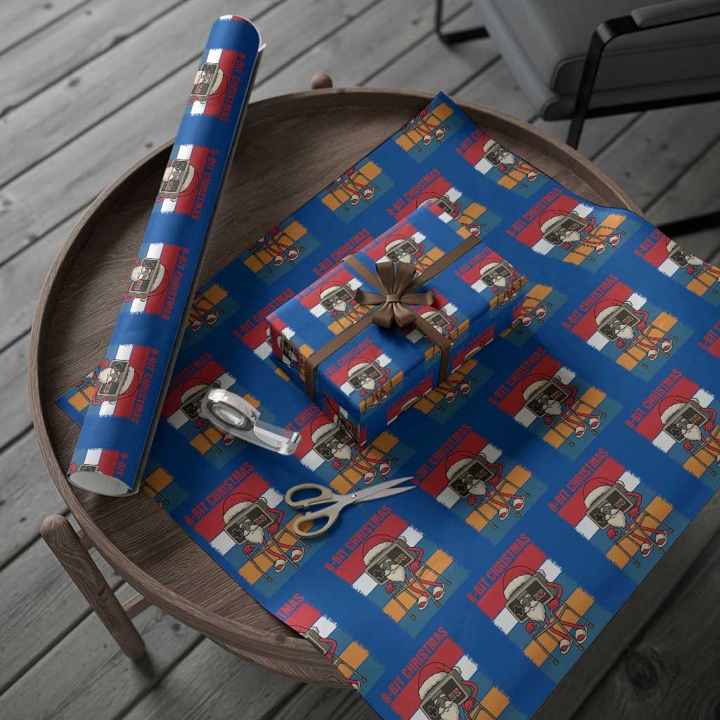 Funny Old Gamer Christmas Wrapping Paper Roll Retro 80s 90s Video Game TS14 Blue Print Your Wear