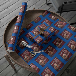 Funny Opossum Meme Wrapping Paper Roll - I'm Not Like Other Girls I'm Worse Possum Sarcasm Humor TS02 Blue Print Your Wear
