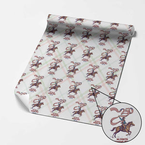 Funny Patriotic Cowboy Wrapping Paper Roll My Country Always Free USA Pride TS12 Christmas Plaid Print Your Wear