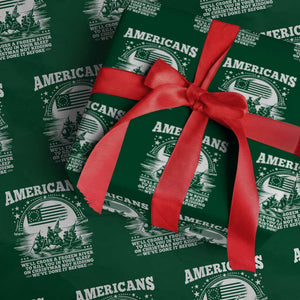 Funny Patriotic Military History Wrapping Paper Roll Americans Crossing A Frozen River To Kill You In Your Sleep On Christmas