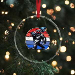 Funny Patriotic Mothman Crystal Glass Ornament West Virginia Cryptid Lover Gift TS12 Print Your Wear