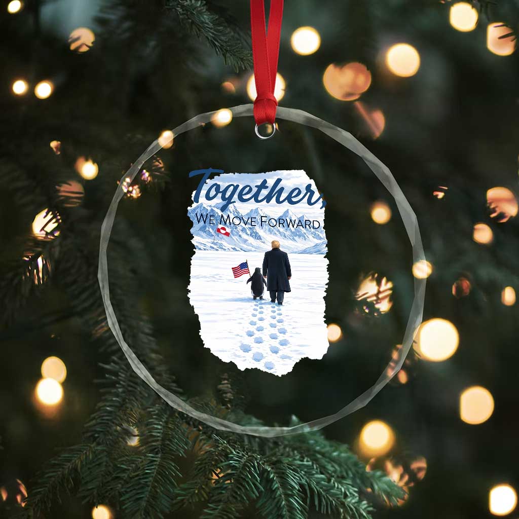 Funny Penguin Protest Crystal Glass Ornament Trump Nihilist Penguin Minimal Political Meme TS14 Print Your Wear