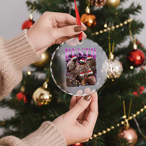 Funny Pesto The Penguin Xmas Crystal Glass Ornament TS11 Print Your Wear