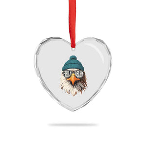 Funny PFE Game Day Heart Crystal Glass Ornament Green Sunglasses Football Lover TS11 Print Your Wear