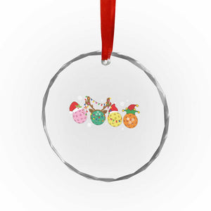 Funny Pickleball Crystal Glass Ornament TS10 Print Your Wear