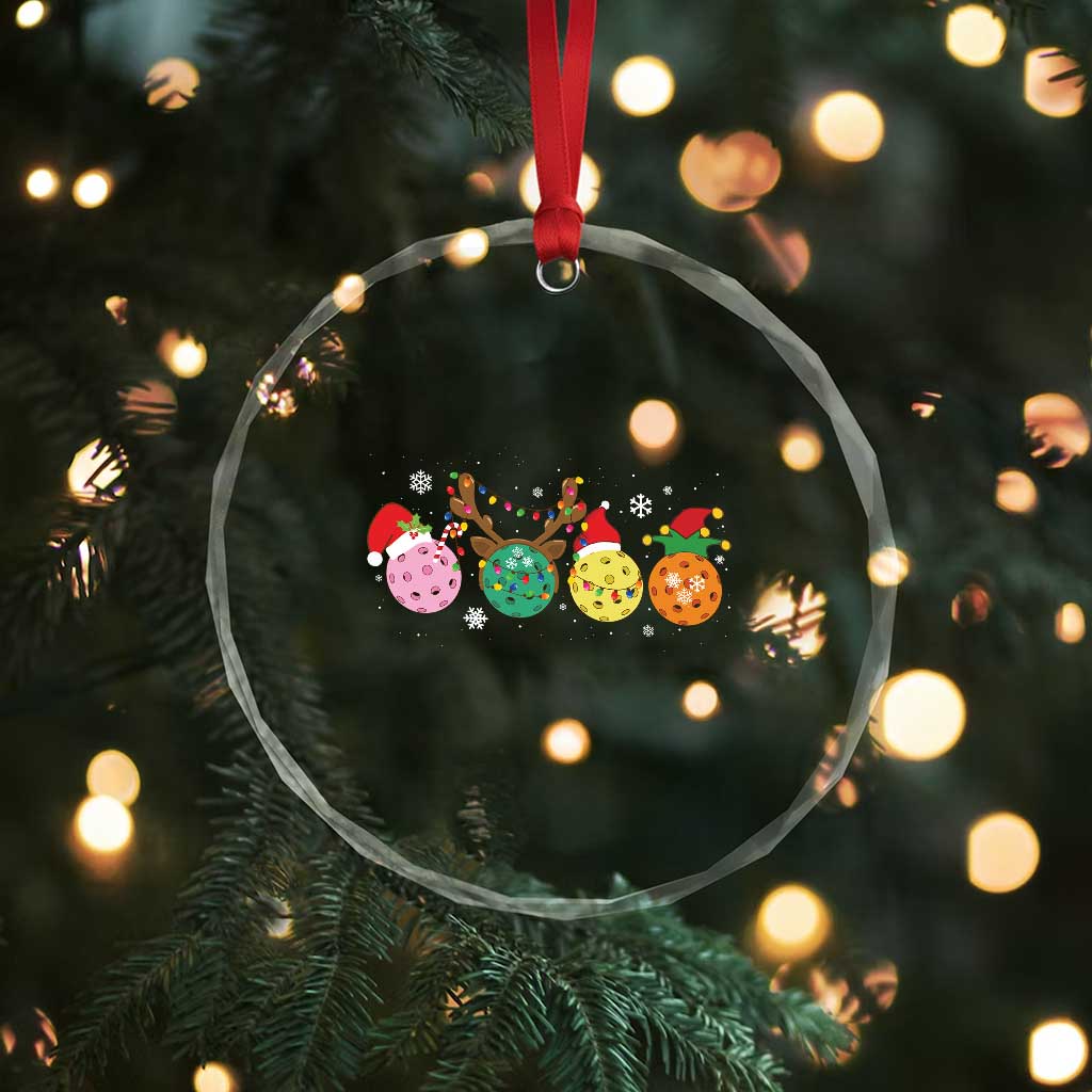 Funny Pickleball Crystal Glass Ornament TS10 Print Your Wear