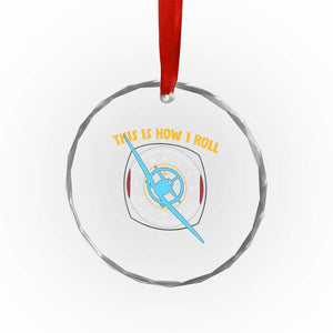 Funny Pilot Aviation Airplane Crystal Glass Ornament This Is How We Roll TS14 Print Your Wear