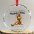 Funny Pin-Up Girl Crystal Glass Ornament Hawk Tuah Spit On That Thang TS02 Transparent Glass 3'' Circle Print Your Wear