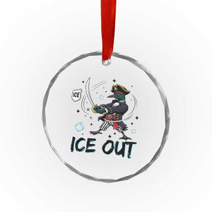 Funny Pirate Common Loon Minnesota Defends Abolish Ice Crystal Glass Ornament TS12 Print Your Wear