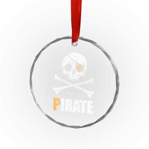 Funny Pirate Pi Cryptocurrency Crystal Glass Ornament Crypto Coins Blockchain Mining TS02 Print Your Wear