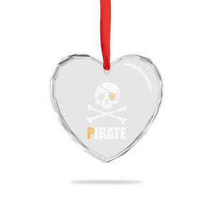 Funny Pirate Pi Cryptocurrency Heart Crystal Glass Ornament Crypto Coins Blockchain Mining TS02 Print Your Wear