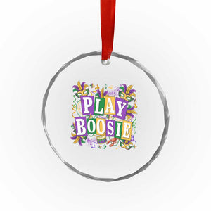 Funny Play Boosie Mardi Gras Crystal Glass Ornament Fat Tuesday Carnival Fleur De Lis Music TS11 Print Your Wear