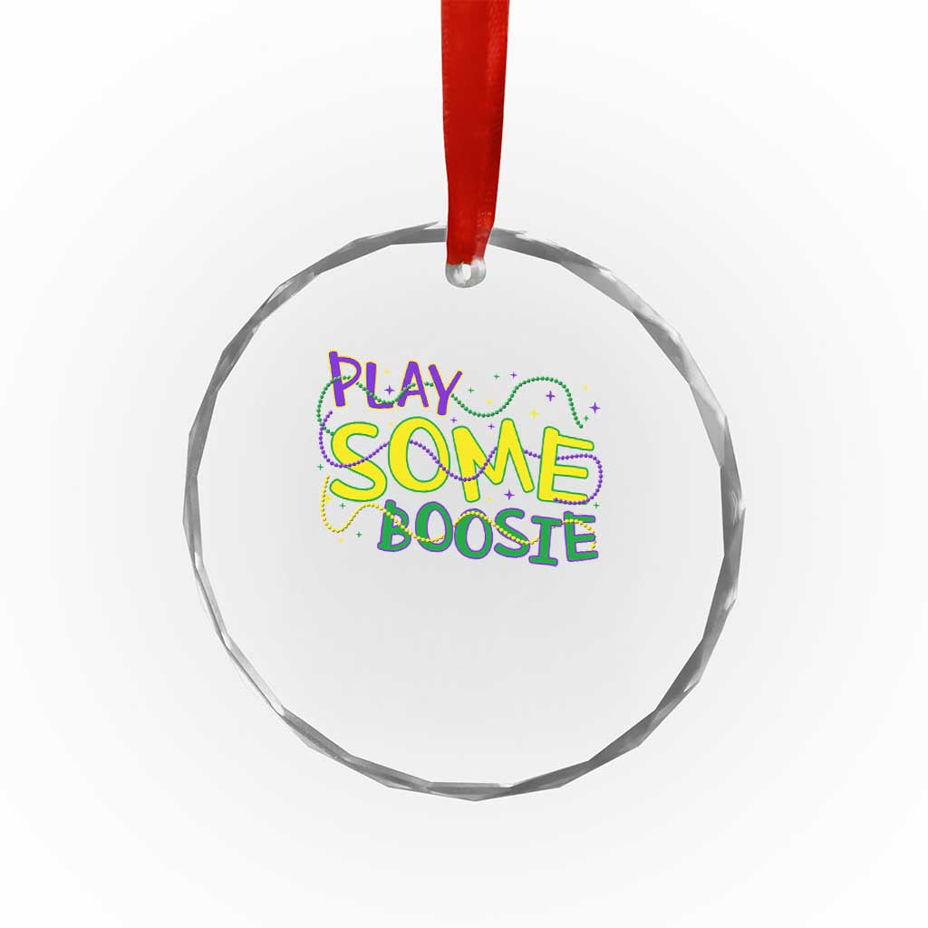 Funny Play Some Boosie Mardi Gras Crystal Glass Ornament Beads Carnival Louisiana TS11 Print Your Wear
