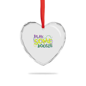 Funny Play Some Boosie Mardi Gras Heart Crystal Glass Ornament Beads Carnival Louisiana TS11 Print Your Wear