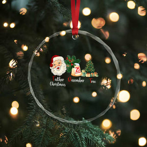 Funny Political Christmas Crystal Glass Ornament Father Christmas December Tree TS11 Print Your Wear