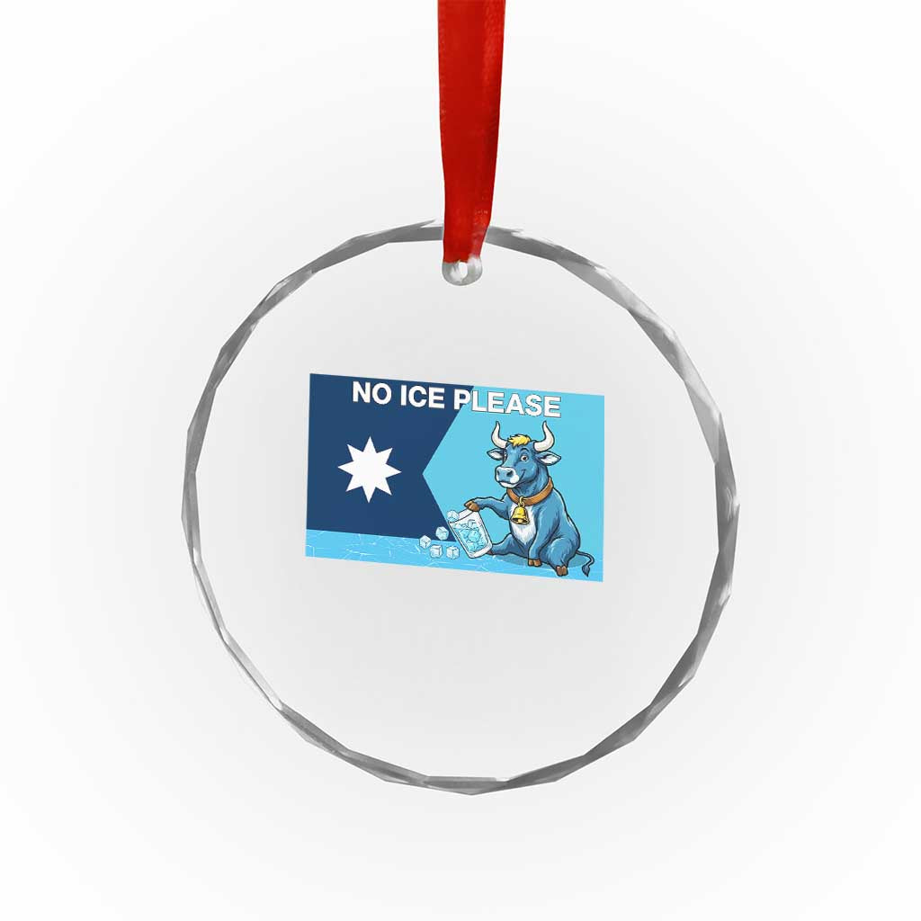 Funny Political Folklore Babe The Blue Ox Crystal Glass Ornament No Ice Please TS12 Print Your Wear