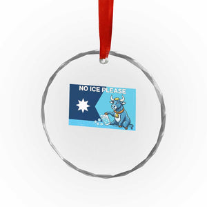 Funny Political Folklore Babe The Blue Ox Crystal Glass Ornament No Ice Please TS12 Print Your Wear