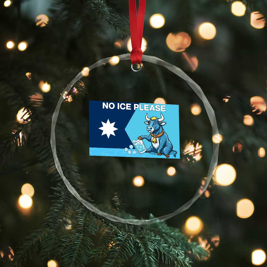 Funny Political Folklore Babe The Blue Ox Crystal Glass Ornament No Ice Please TS12 Print Your Wear